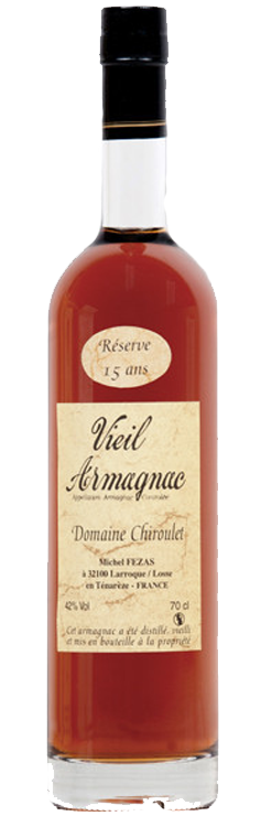 Domaine Chiroulet Armagnac Réserve 15 ans 70cl