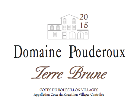 Domaine Pouderoux, Terre Brune, Côtes du Roussillon villages 2015